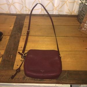 Wine Fossil crossbody
